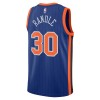 NBA Mænd Trøje New York Knicks Julius Randle 2023-24 Nike City Edition Blå Swingman